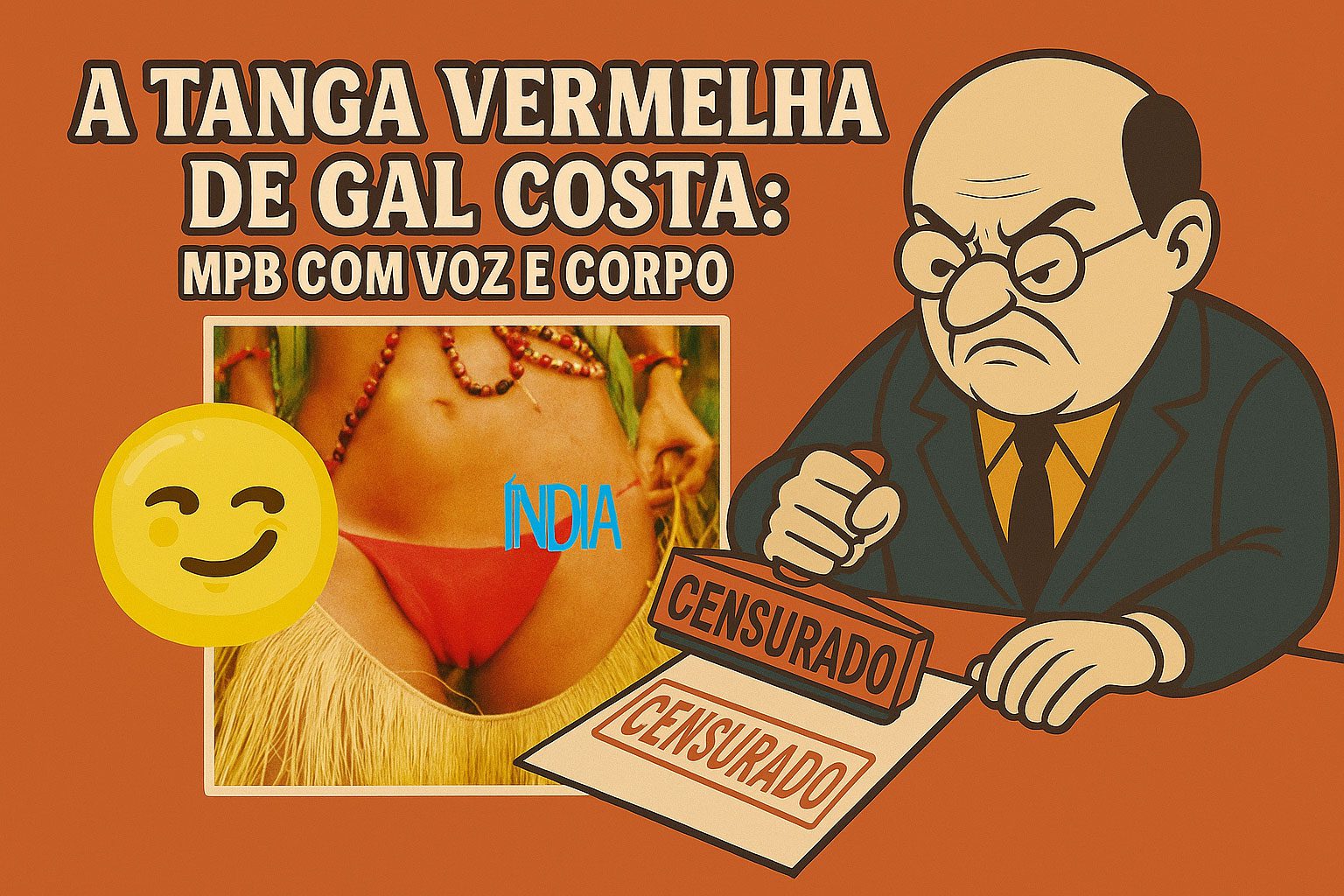 A Tanga Vermelha de Gal Costa — O álbum Índia e como a MPB Mostrou Que Tinha Corpo, Voz e Coragem