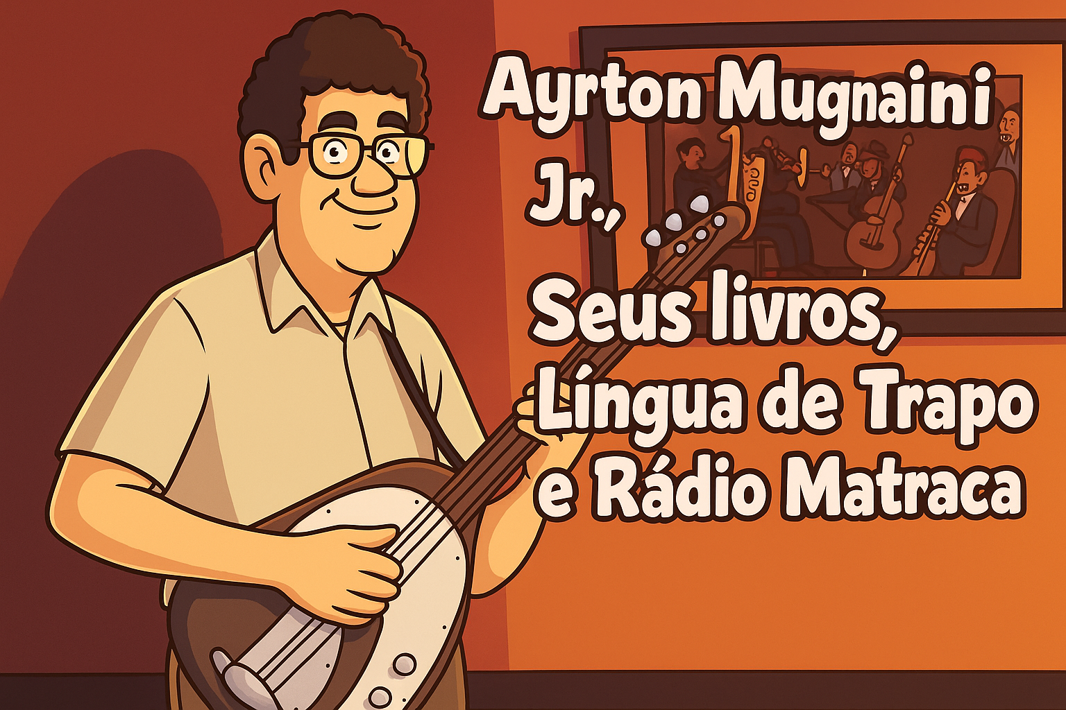 Ayrton Mugnaini Jr.: do encarte do Língua de Trapo e a Rádio Matraca da USP FM