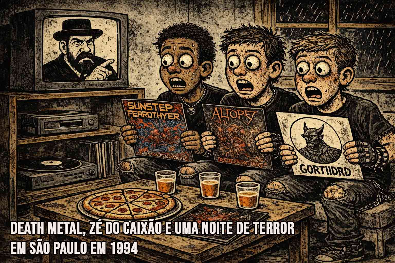 Death Metal, Zé do Caixão e uma noite de terror em São Paulo em 1994