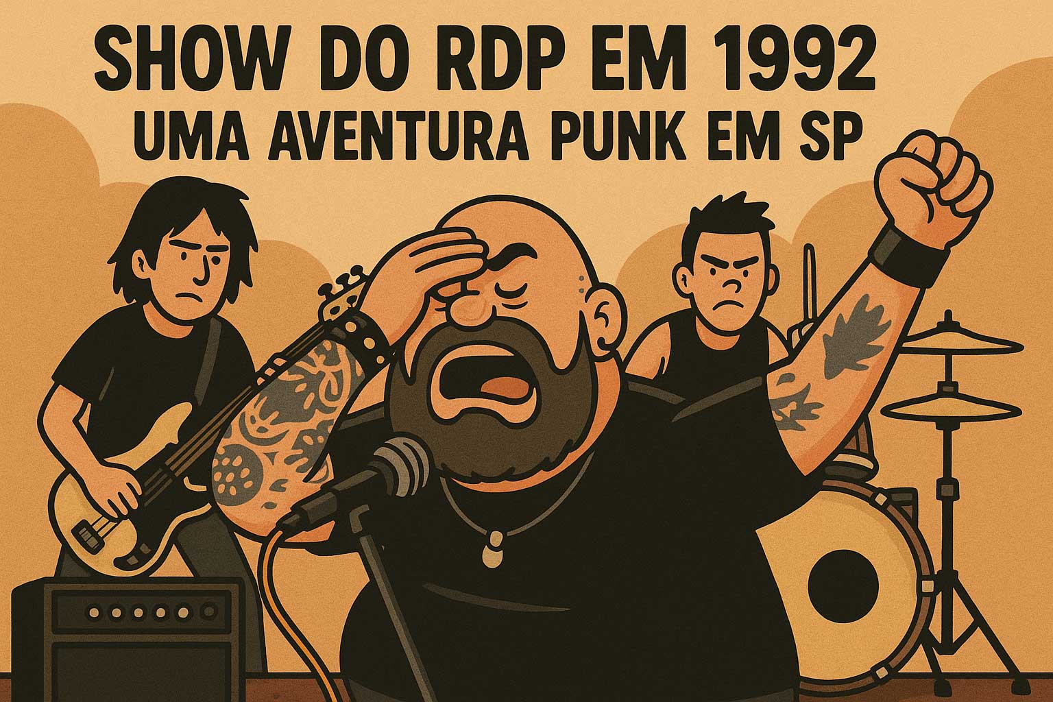 Show do Ratos de Porão em 1992