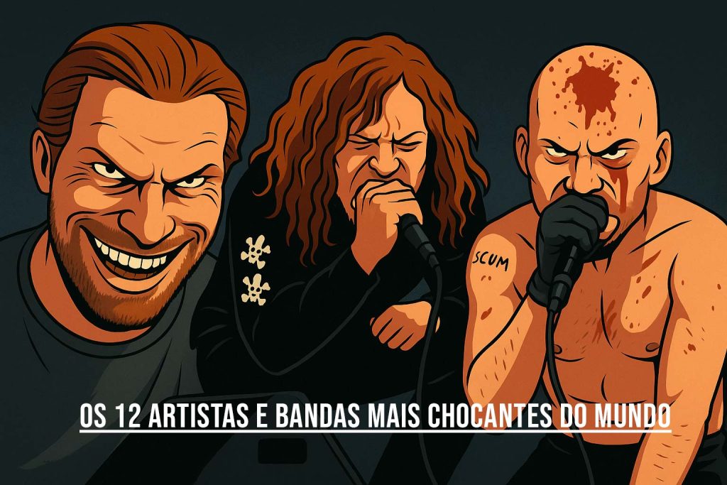 Os 12 Artistas e Bandas Mais Chocantes do Mundo (e o Que Aprendi na Escuridão do Underground)