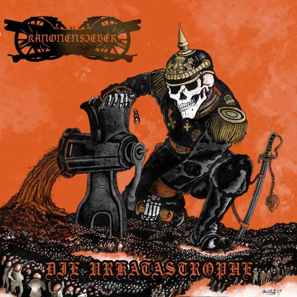 Capa do Die Urkatastrophe, segundo álbum da banda Kanonenfieber