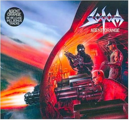 Capa do álbum Agent Orange da Banda Sodom. Forte tematica  sobre guerra.