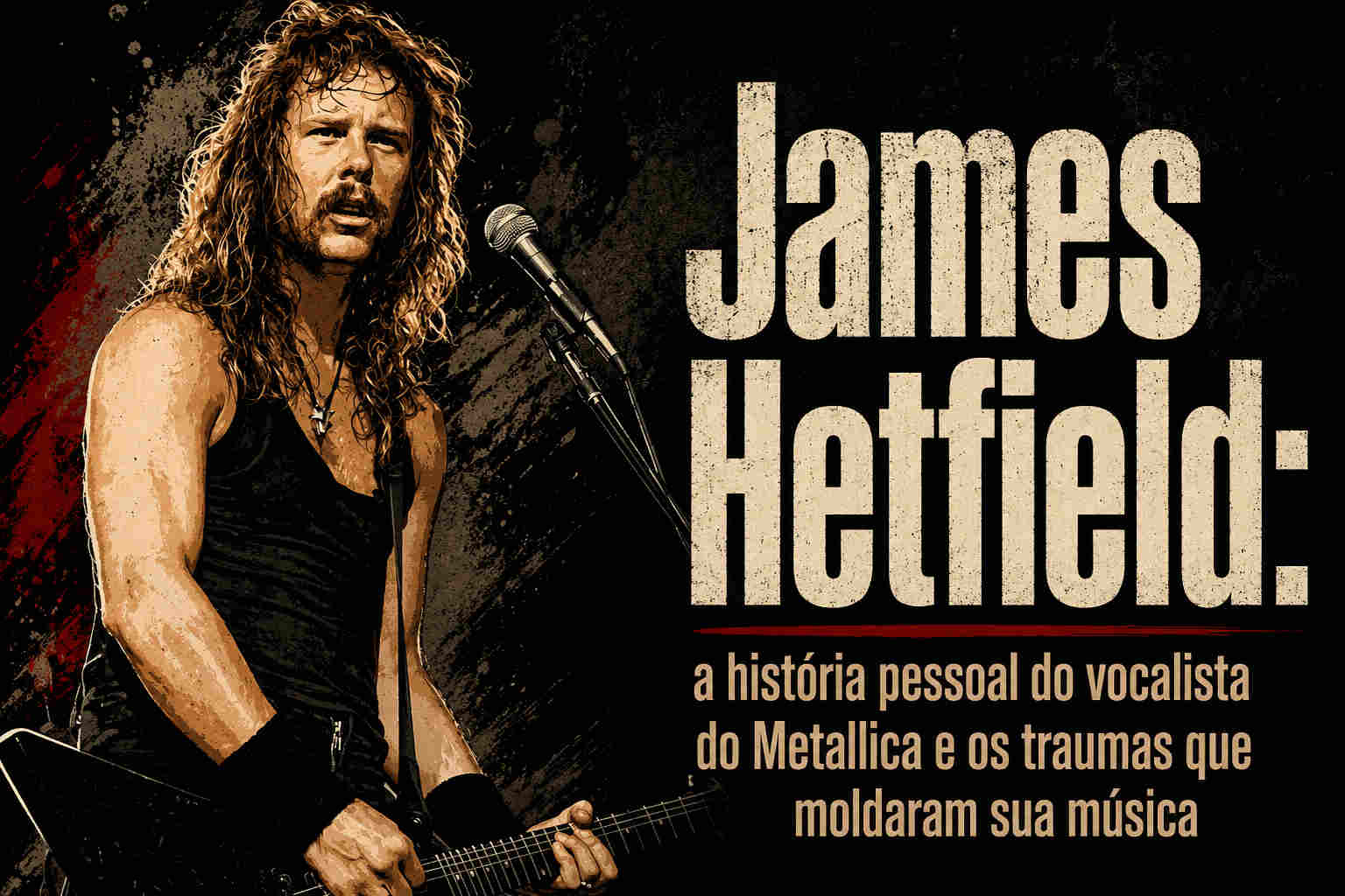 James Hetfield: a história pessoal do vocalista do Metallica