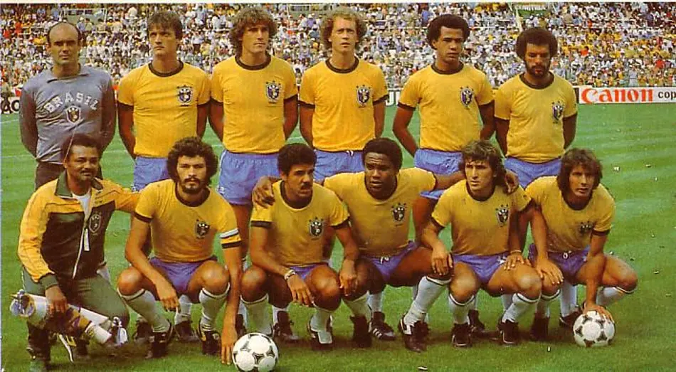 Zico, Sócrates, Falcão, Careca, seleção de 1982