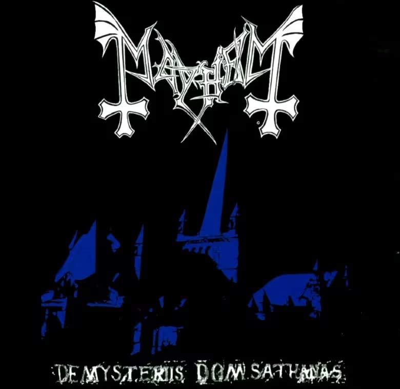 Capa do álbum De Mysteriis Dom Sathanas, do Mayhem (1994)
